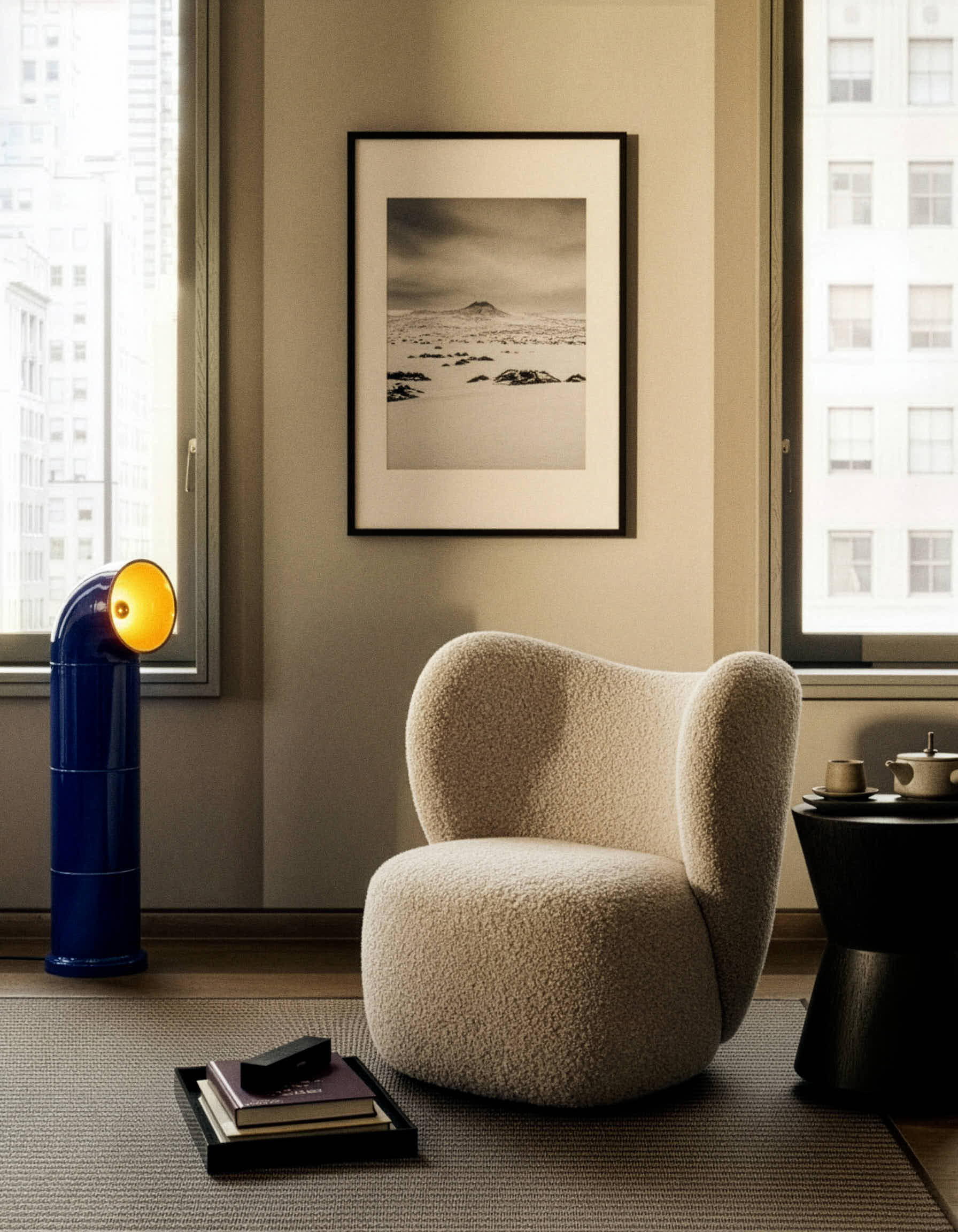 AI Crafted content - OP Lamp by Pani Jurek- Creative AI Production - Studio Based in Paris